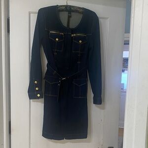 INC DENIM DRESS